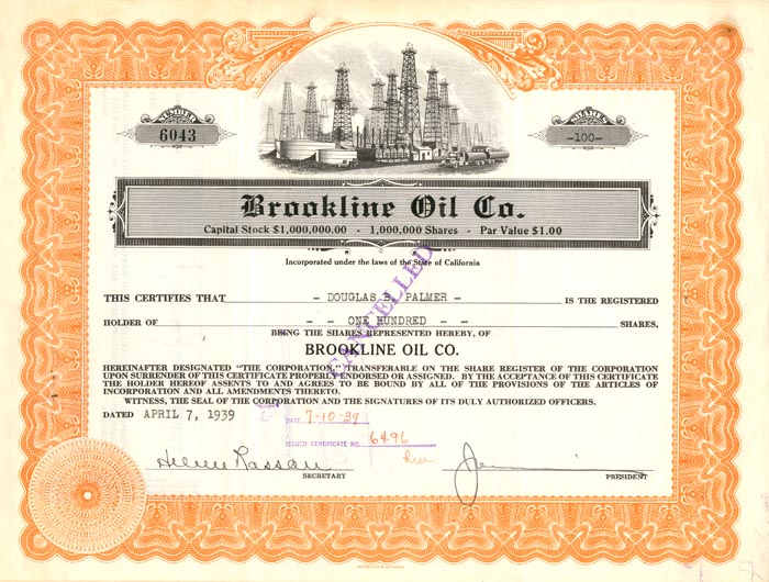 Brookline Oil Co.